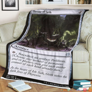 Magic The Gathering 2Xm 301 Throne Of Geth Blanket