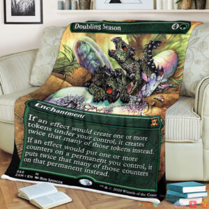 Magic The Gathering 2Xm 350 Doubling Season Blanket