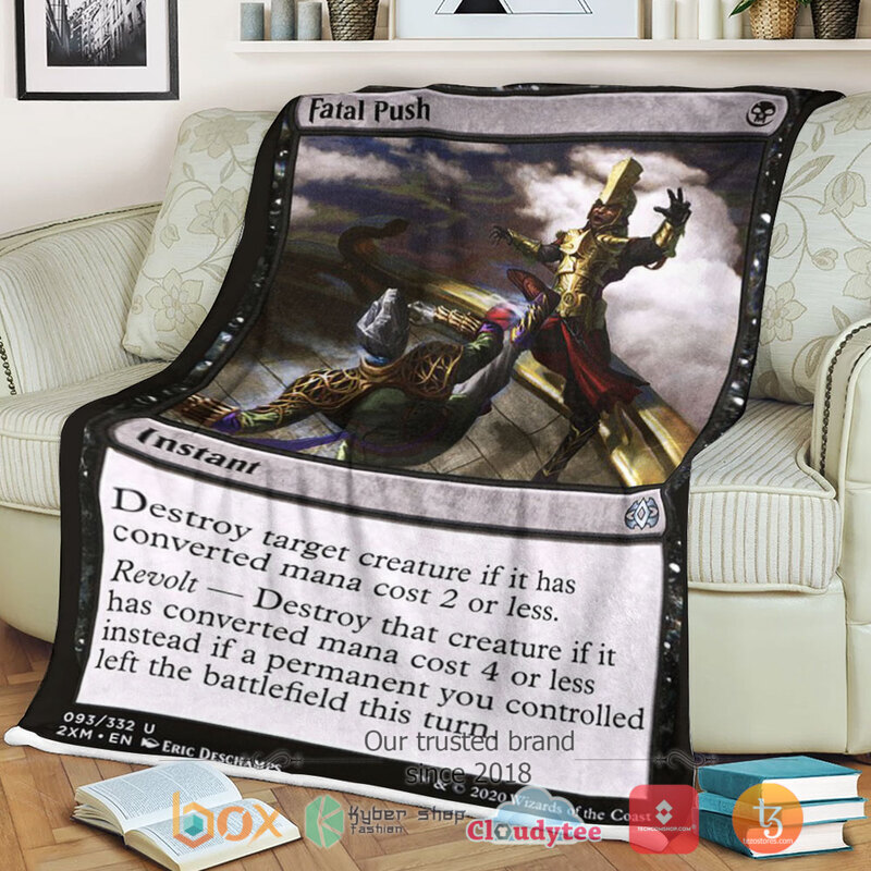 Magic The Gathering 2Xm 93 Fatal Push Blanket Magic The Gathering 2Xm 93 Fatal Push Blanket