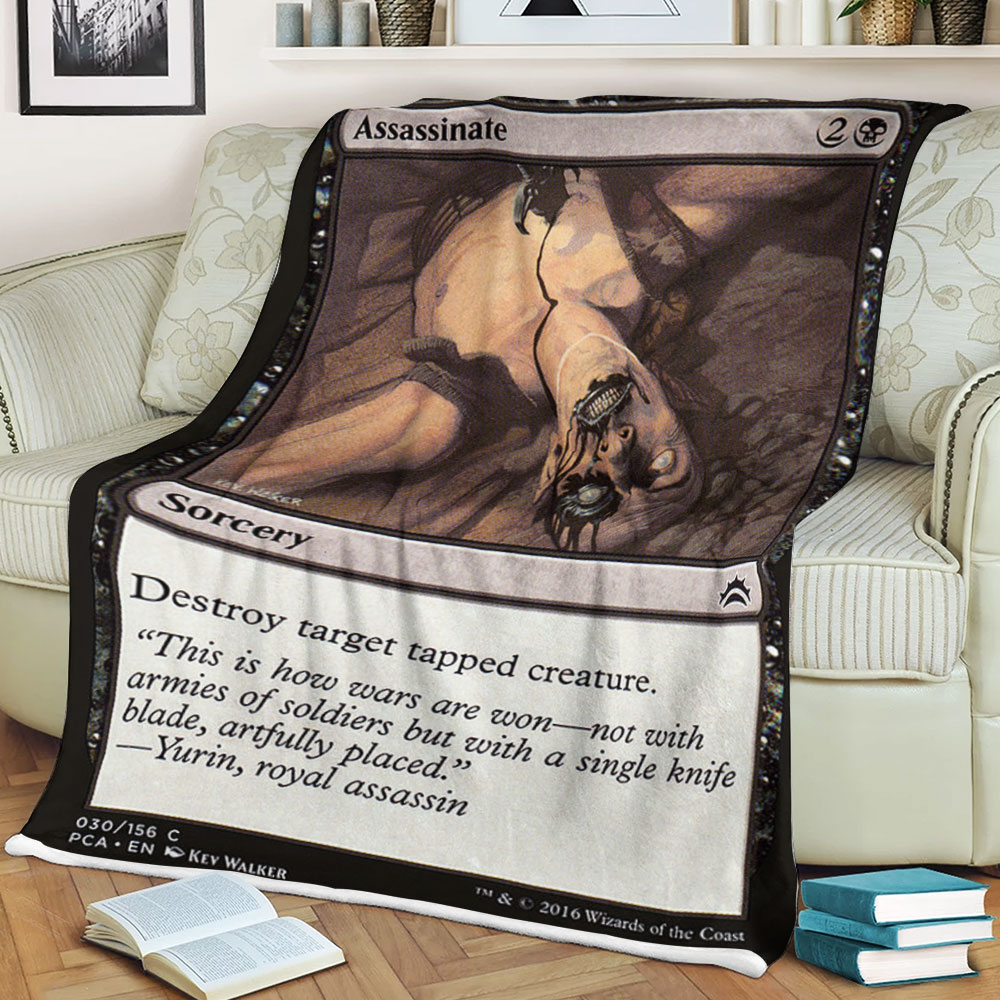 Magic The Gathering 30 Assassinate Blanket Magic The Gathering 30 Assassinate Blanket