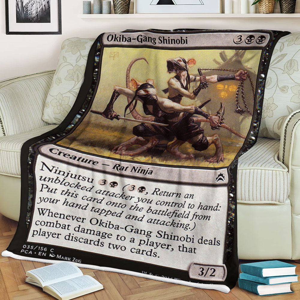 Magic The Gathering 35 Okiba Gang Shinobi Blanket Magic The Gathering 35 Okiba Gang Shinobi Blanket