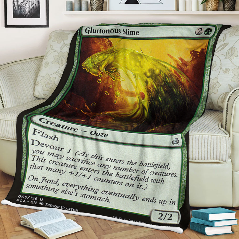 Magic The Gathering 65 Gluttonous Slime Blanket Magic The Gathering 65 Gluttonous Slime Blanket