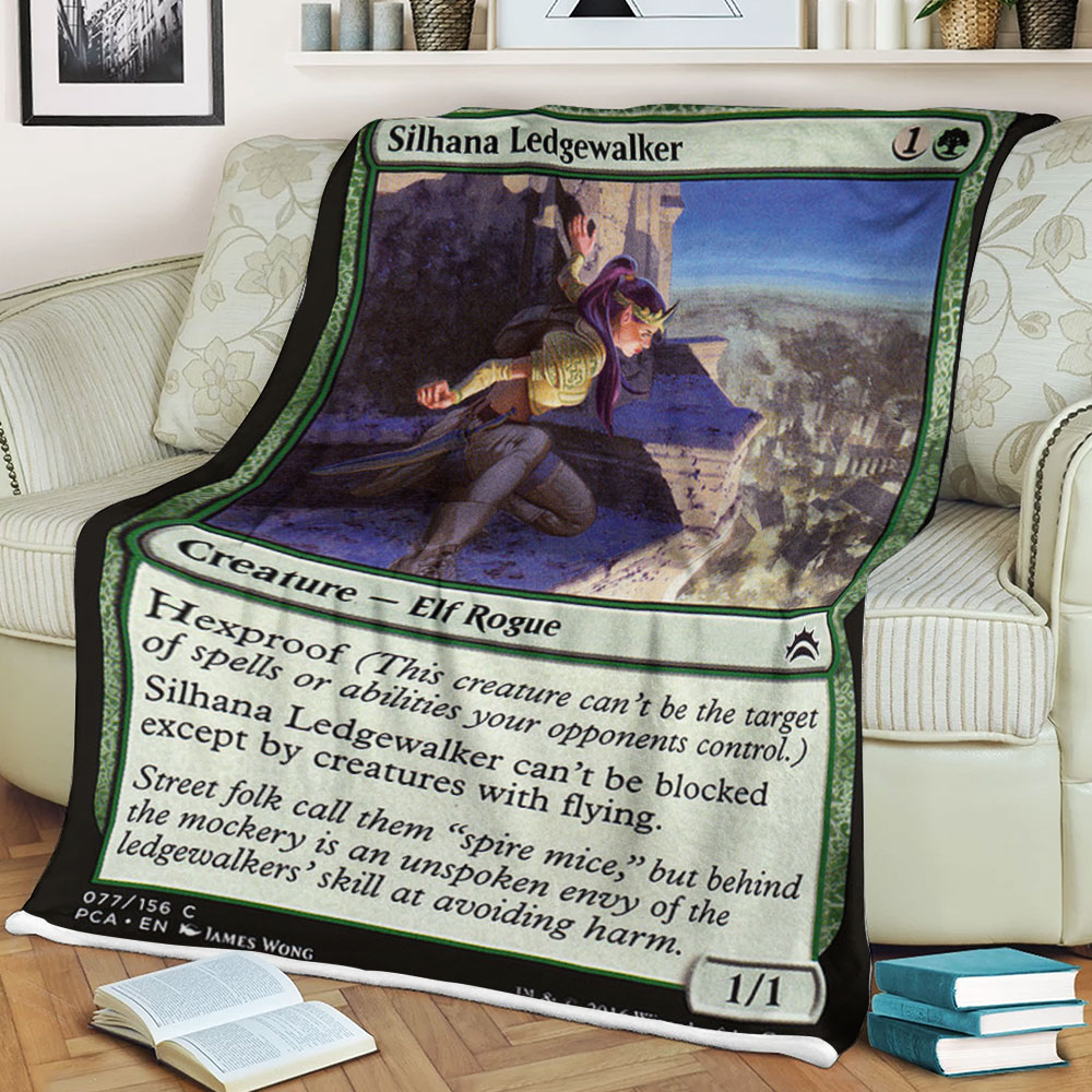 Magic The Gathering 77 Silhana Ledgewalker Blanket Magic The Gathering 77 Silhana Ledgewalker Blanket