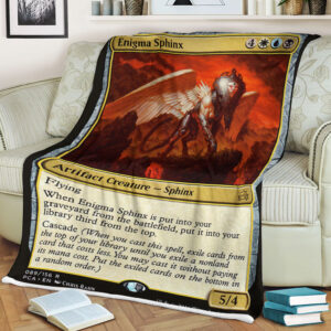 Magic The Gathering 89 Enigma Sphinx Blanket