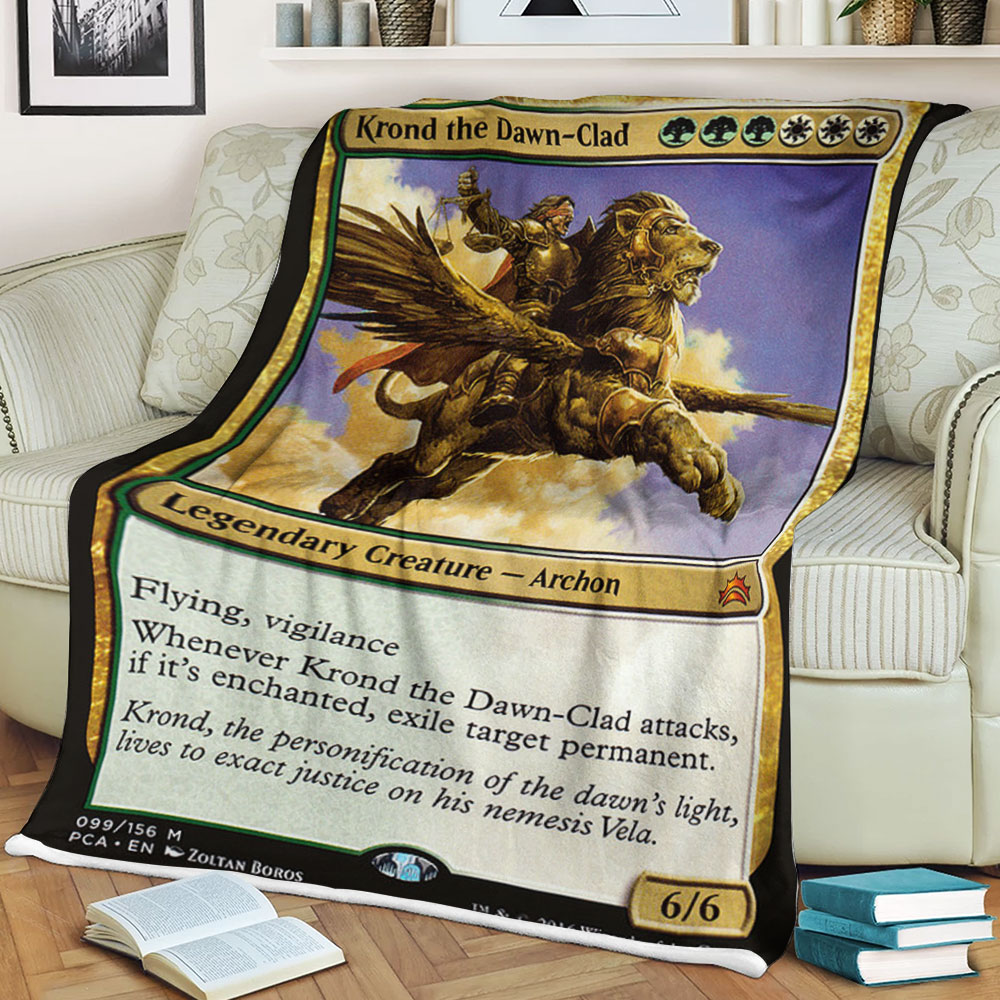 Magic The Gathering 99 Krond The Dawn Clad Blanket Magic The Gathering 99 Krond The Dawn Clad Blanket