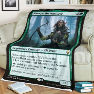 Magic The Gathering Marwyn The Nurturer Sherpa Blanket