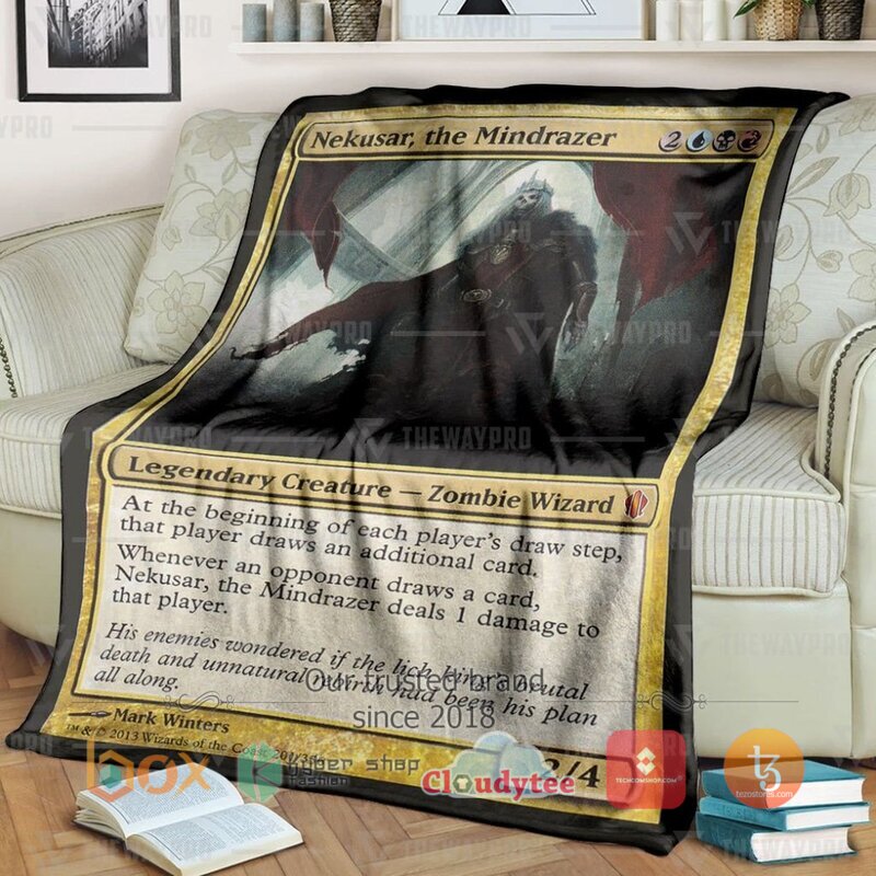 Magic The Gathering Nekusar The Mindrazer Blanket Magic The Gathering Nekusar The Mindrazer Blanket