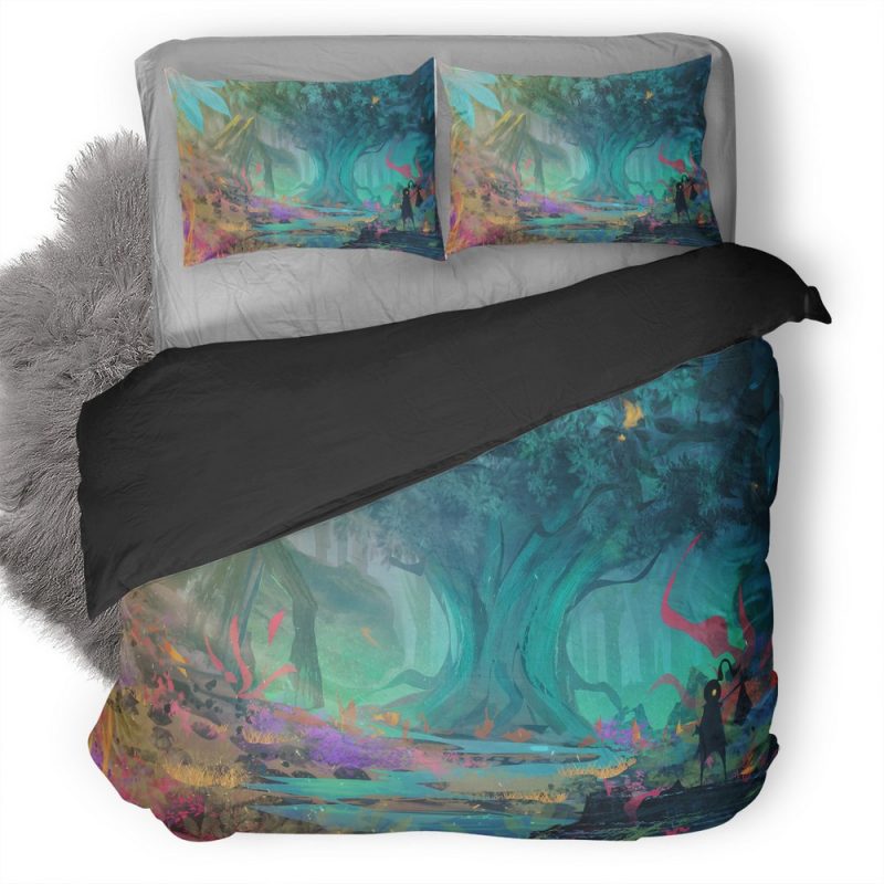 Magical Forest Pz Duvet Cover and Pillowcase Set Bedding Set Magical Forest Pz Duvet Cover and Pillowcase Set Bedding Set