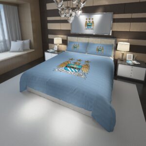Manchester City Fc Football Club 1 Duvet Cover and Pillowcase Set Bedding Set scaled 1