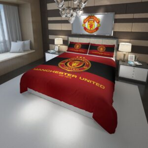 Manchester United Fc Football Club 1 Duvet Cover and Pillowcase Set Bedding Set 698 scaled 1