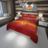 Manchester United Fc Football Club 2 Duvet Cover and Pillowcase Set Bedding Set scaled 1