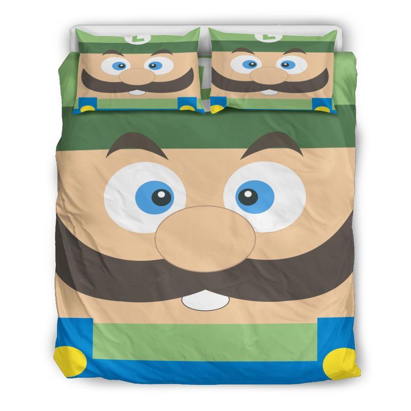 Mario Duvet Cover and Pillowcase Set Bedding Set 11 Mario Duvet Cover and Pillowcase Set Bedding Set 11