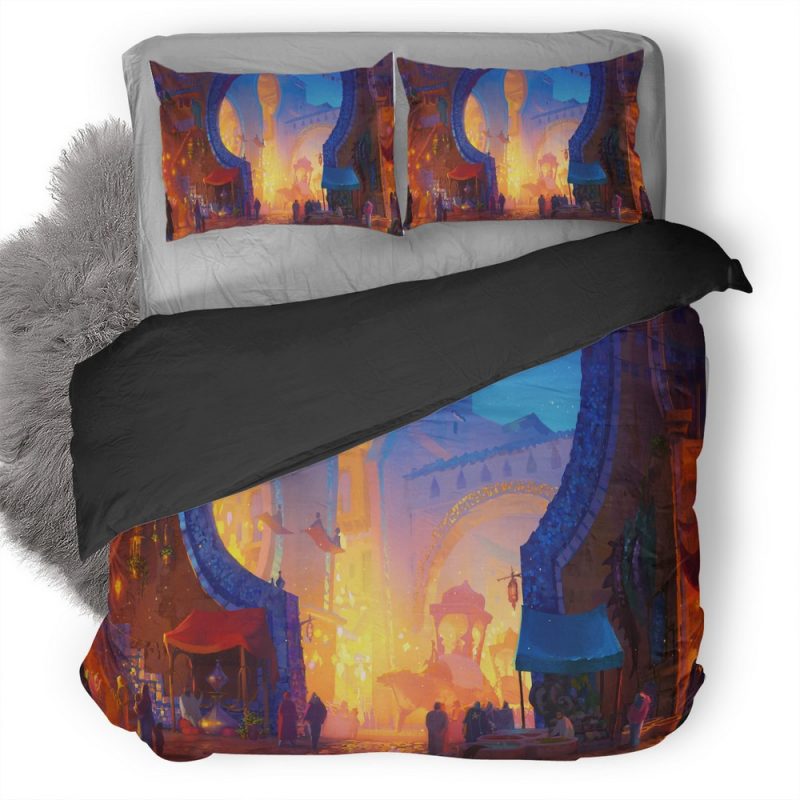 Market Digital Art Vy Duvet Cover and Pillowcase Set Bedding Set Market Digital Art Vy Duvet Cover and Pillowcase Set Bedding Set