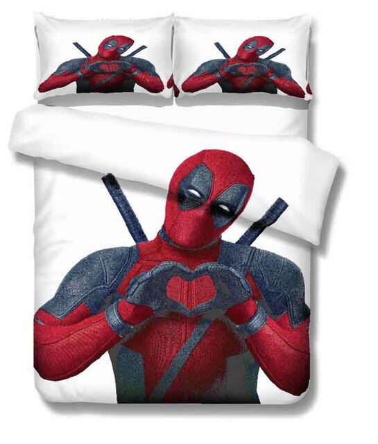 Marvel Deadpool 2213 Duvet Cover and Pillowcase Set Bedding Set Marvel Deadpool 2213 Duvet Cover and Pillowcase Set Bedding Set