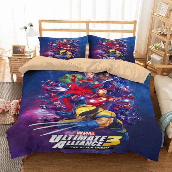 Marvel Ultimate Alliance Duvet Cover and Pillowcase Set Bedding Set Marvel Ultimate Alliance Duvet Cover and Pillowcase Set Bedding Set