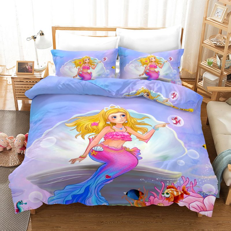 Mermaid 18 Duvet Cover and Pillowcase Set Bedding Set Mermaid 18 Duvet Cover and Pillowcase Set Bedding Set