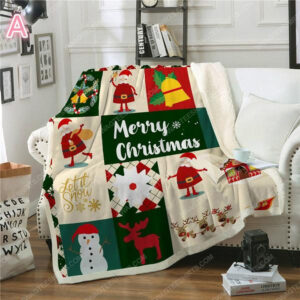 Merry Christmas And Let It Snow Blanket