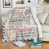 Message To My Wife I Love You Forever And Always Your Husband Blanket