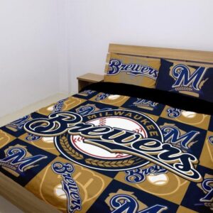 Miami Marlins Duvet Cover and Pillowcase Set Bedding Set 1047