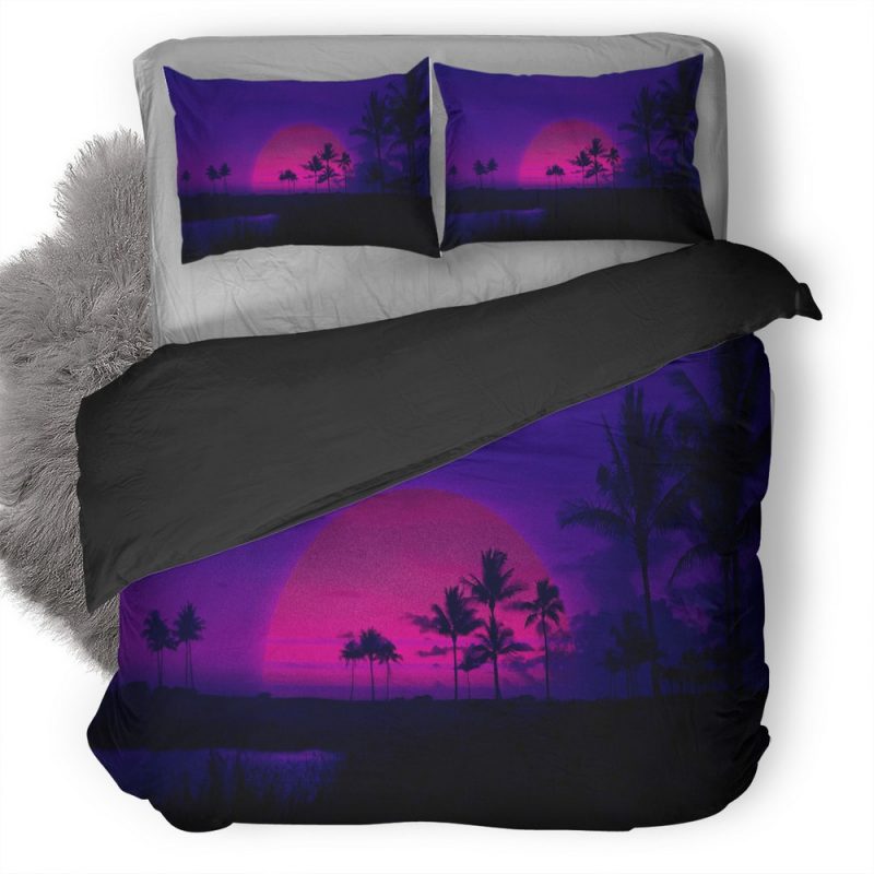 Miami Sun Artistic Fc Duvet Cover and Pillowcase Set Bedding Set Miami Sun Artistic Fc Duvet Cover and Pillowcase Set Bedding Set