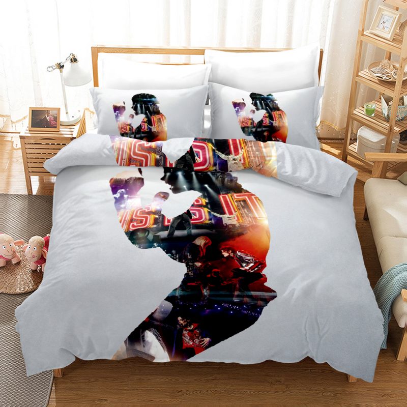 Michael Jackson 2 Duvet Cover and Pillowcase Set Bedding Set Michael Jackson 2 Duvet Cover and Pillowcase Set Bedding Set