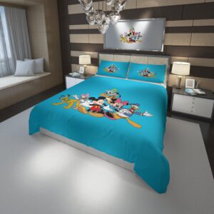 Mickey And Friends 1 Duvet Cover and Pillowcase Set Bedding Set scaled 1