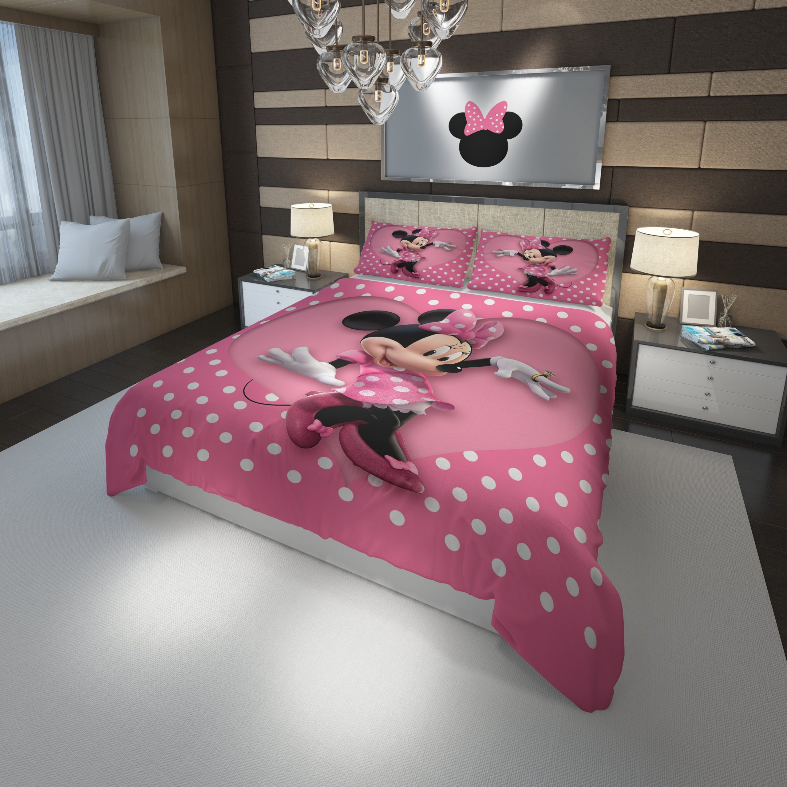 Mickey Minnie Mouse Duvet Cover and Pillowcase Set Bedding Set scaled 1 Mickey Minnie Mouse Duvet Cover and Pillowcase Set Bedding Set scaled 1