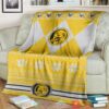 Mighty Morphin Yellow Power Rangers Ugly Christmas Custom Soft Blanket