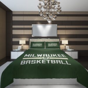 Milwaukee Bucks 1 NBA Basketball ize Duvet Cover and Pillowcase Set Bedding Set scaled 1