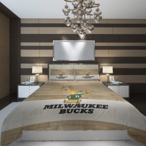Milwaukee Bucks 2 NBA Basketball ize Duvet Cover and Pillowcase Set Bedding Set scaled 1