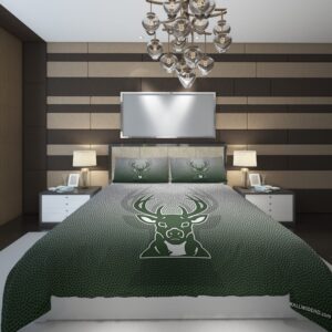 Milwaukee Bucks6 NBA Basketball ize Duvet Cover and Pillowcase Set Bedding Set scaled 1