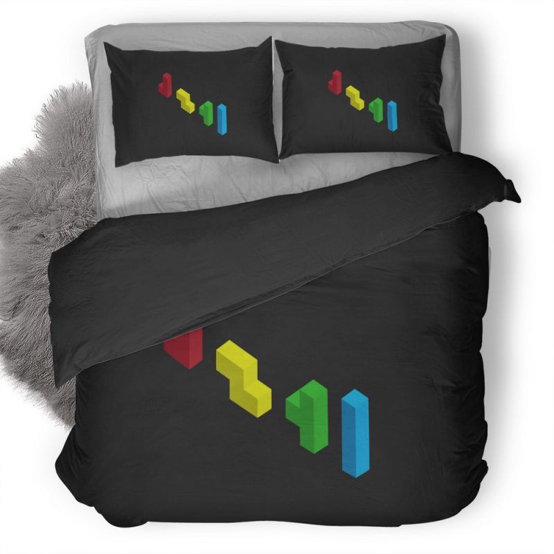 Minimalism Tetris Qhd Duvet Cover and Pillowcase Set Bedding Set Minimalism Tetris Qhd Duvet Cover and Pillowcase Set Bedding Set