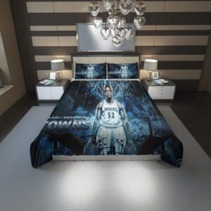 Minnesota Timberwolves14 Duvet Cover and Pillowcase Set Bedding Set scaled 1