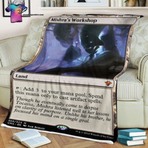 MishraS Workshop Game Magic The Gathering Blanket