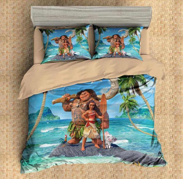 Moana 2 Duvet Cover and Pillowcase Set Bedding Set Moana 2 Duvet Cover and Pillowcase Set Bedding Set