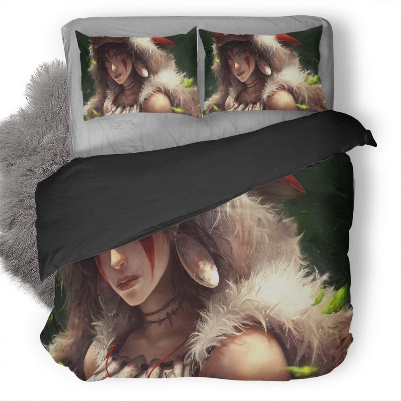 Mononoke Art B8 Duvet Cover and Pillowcase Set Bedding Set Mononoke Art B8 Duvet Cover and Pillowcase Set Bedding Set