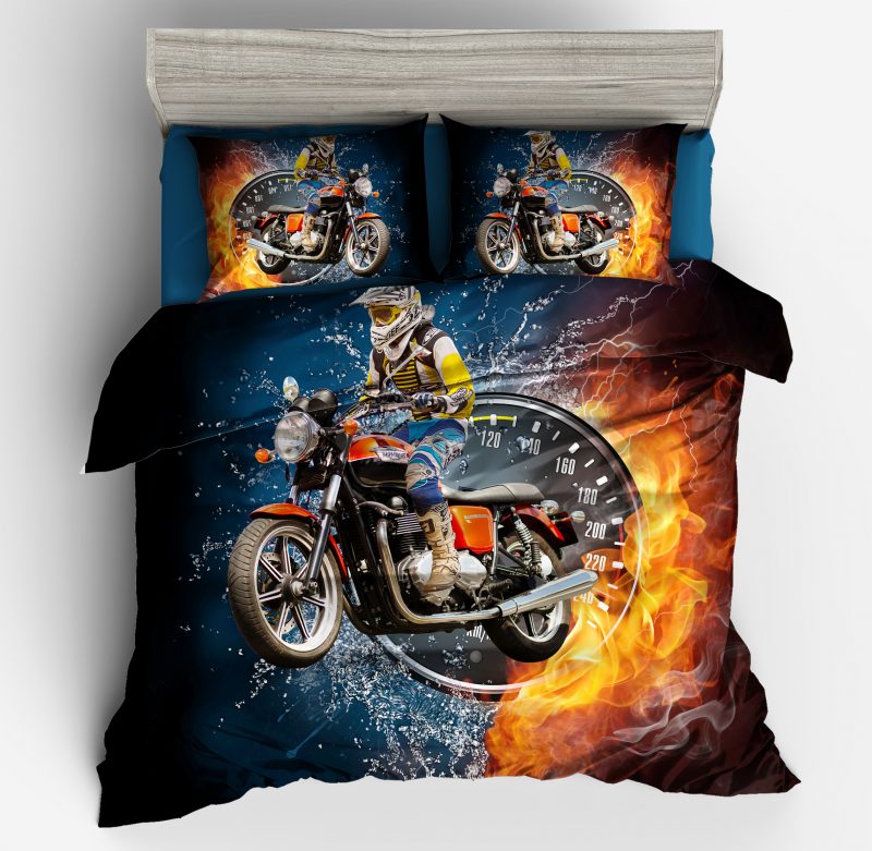 Moto Duvet Cover and Pillowcase Set Bedding Set Moto Duvet Cover and Pillowcase Set Bedding Set