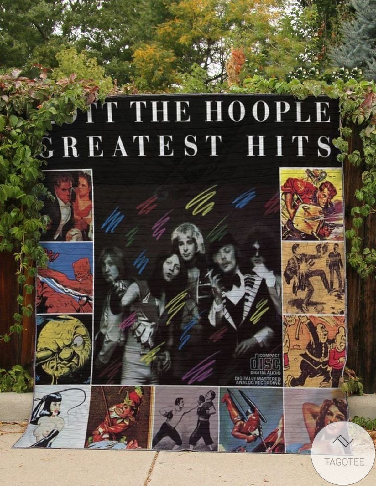 Mott The Hoople Greatest Hits Blanket Quilt Mott The Hoople Greatest Hits Blanket Quilt