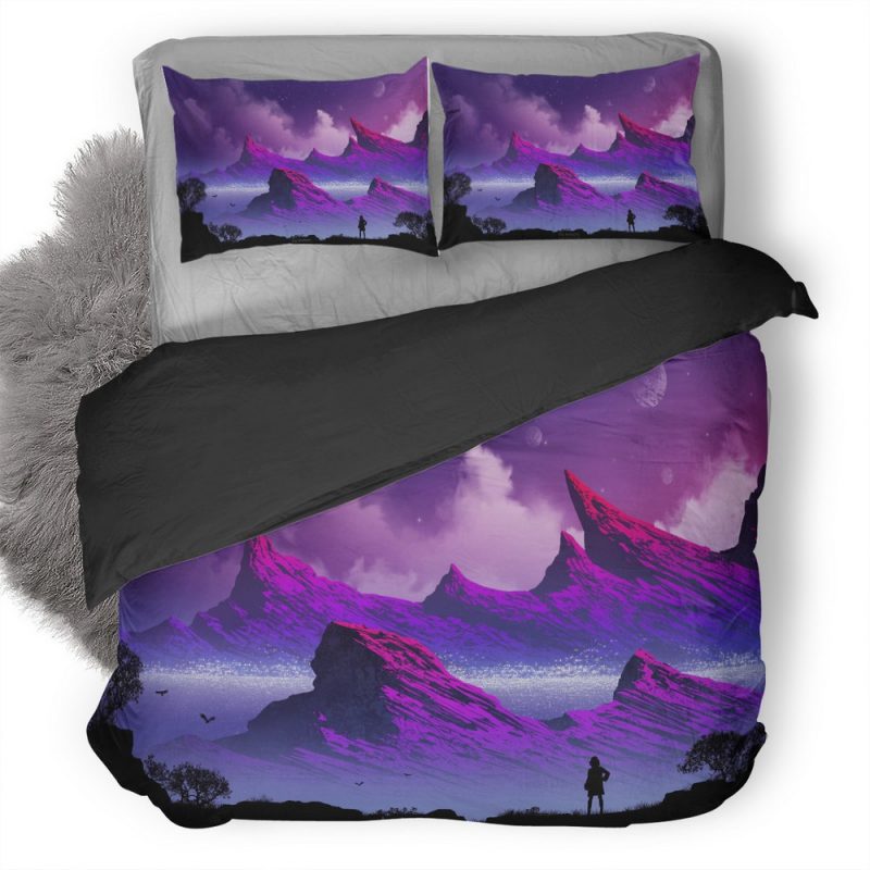 Mountains Person Illustration Fd Duvet Cover and Pillowcase Set Bedding Set Mountains Person Illustration Fd Duvet Cover and Pillowcase Set Bedding Set