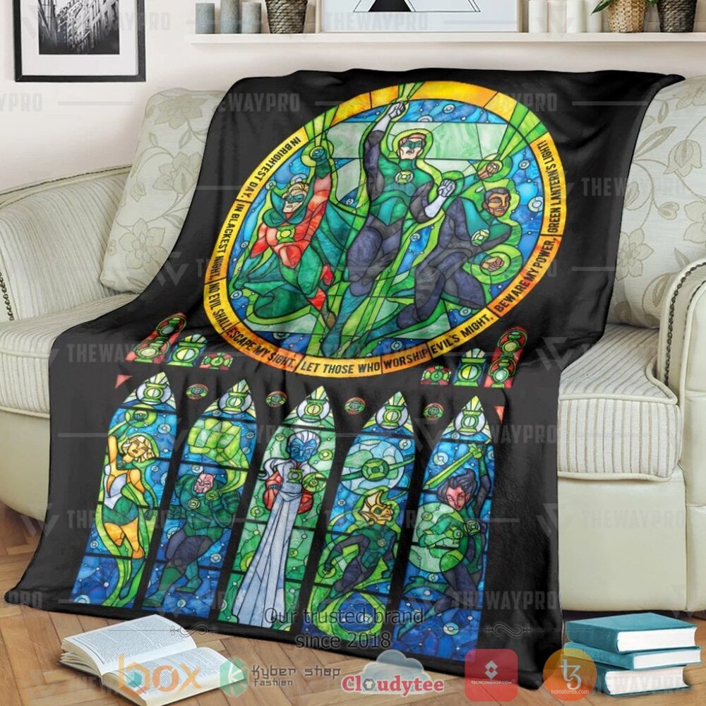 Movie Superheroes Gl Stained Glass Custom Soft Blanket Movie Superheroes Gl Stained Glass Custom Soft Blanket