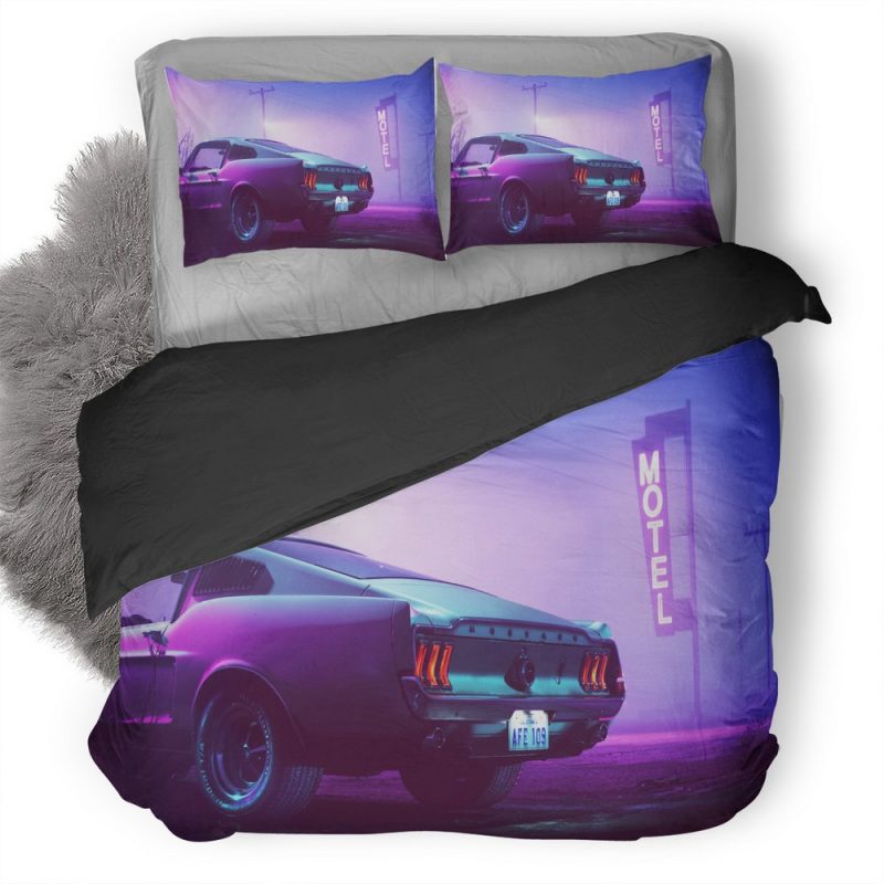 Mustang Scorpion Motel 03 Duvet Cover and Pillowcase Set Bedding Set Mustang Scorpion Motel 03 Duvet Cover and Pillowcase Set Bedding Set