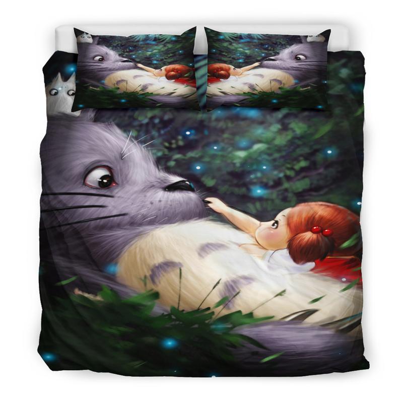 My Neighbor Totoro Duvet Cover and Pillowcase Set Bedding Set 13 My Neighbor Totoro Duvet Cover and Pillowcase Set Bedding Set 13