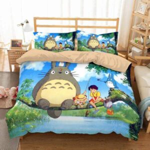 My Neighbor Totoro Duvet Cover and Pillowcase Set Bedding Set 552
