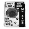 My Pugs Side Duvet Cover and Pillowcase Set Bedding Set