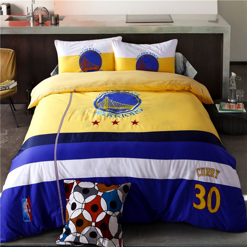 NBA Golden State Warriors Duvet Cover and Pillowcase Set Bedding Set 941 NBA Golden State Warriors Duvet Cover and Pillowcase Set Bedding Set 941