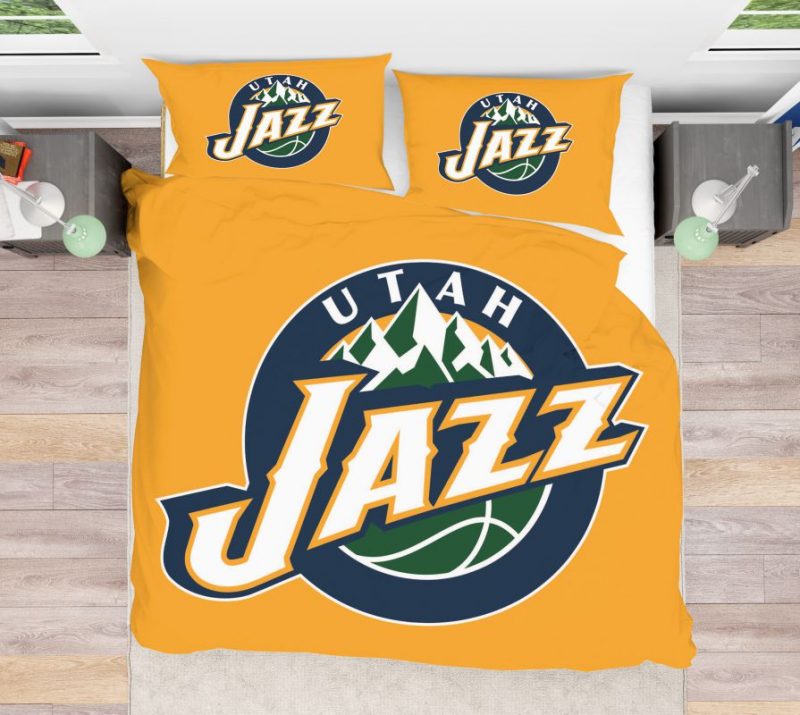 NBA Utah Jazz Duvet Cover and Pillowcase Set Bedding Set NBA Utah Jazz Duvet Cover and Pillowcase Set Bedding Set