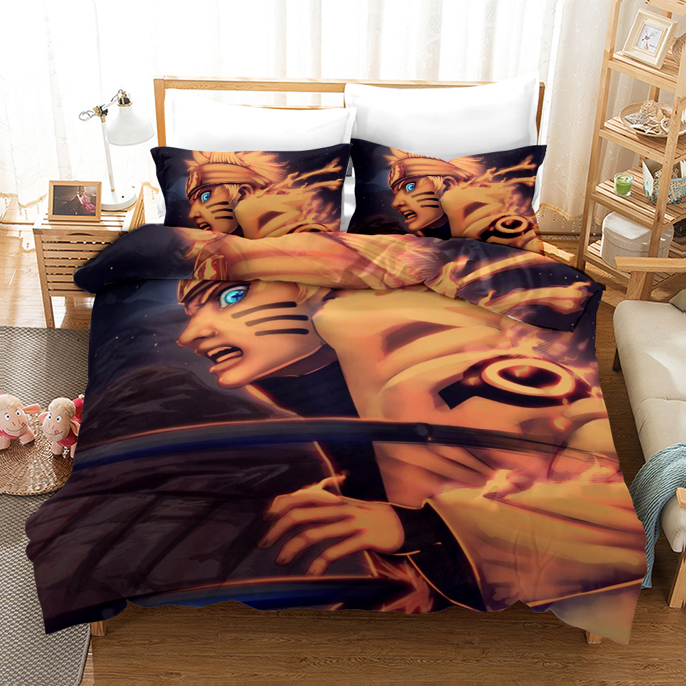 Naruto 7 Duvet Cover and Pillowcase Set Bedding Set Naruto 7 Duvet Cover and Pillowcase Set Bedding Set