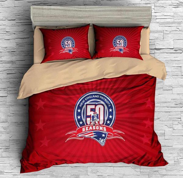 New England Patriots Duvet Cover and Pillowcase Set Bedding Set 521 New England Patriots Duvet Cover and Pillowcase Set Bedding Set 521