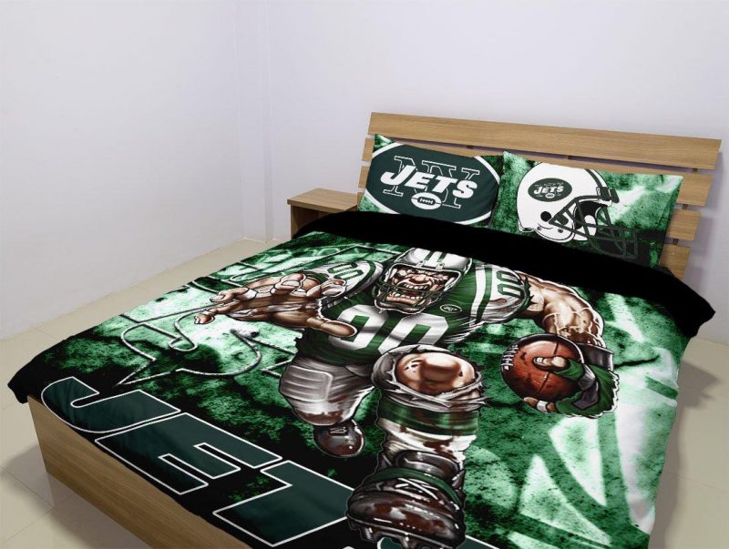 New York Jets Duvet Cover and Pillowcase Set Bedding Set New York Jets Duvet Cover and Pillowcase Set Bedding Set
