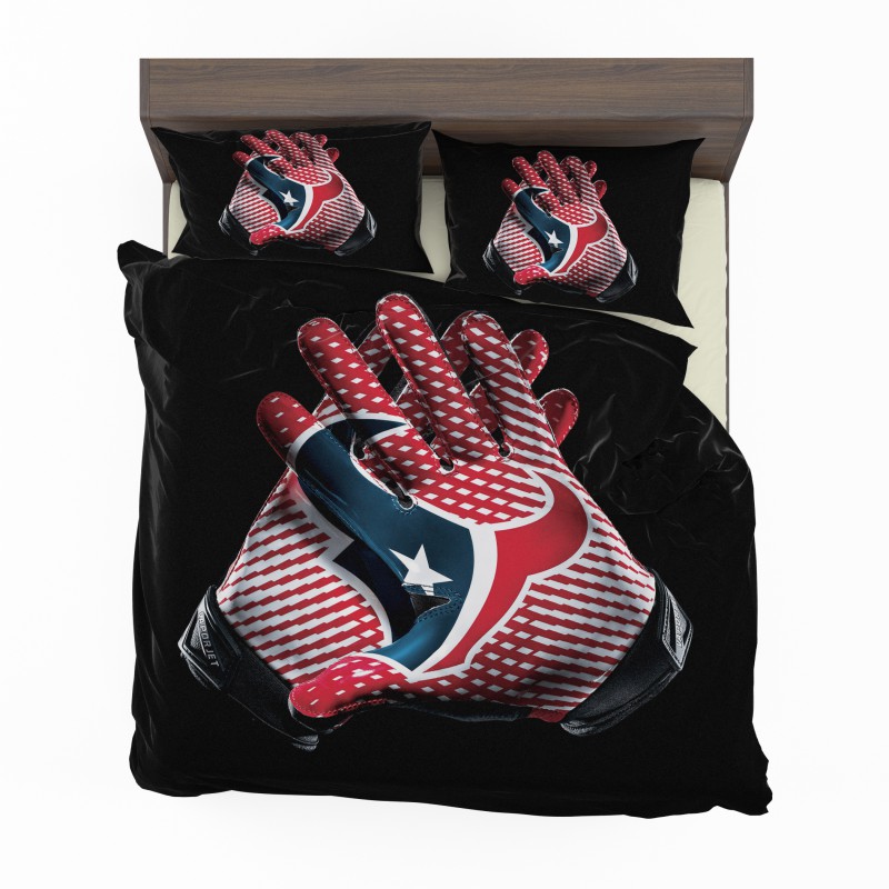 Nfl Houston Texans Football Logo Hands Duvet Cover and Pillowcase Set Bedding Set Nfl Houston Texans Football Logo Hands Duvet Cover and Pillowcase Set Bedding Set